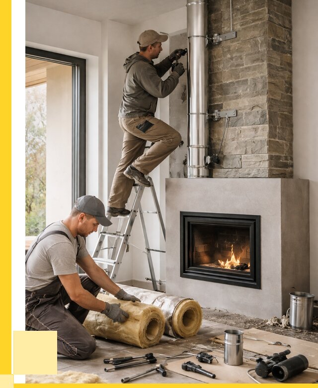 Монтаж дымоходов для каминов в Ломоносове от 15368 р. ЭриданЛмн