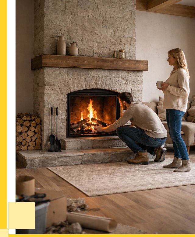 Камины для загородного дома в Ломоносове от 358575 р., ЭриданЛмн