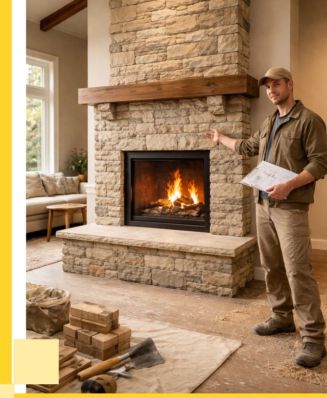 Камины под ключ в Ломоносове от 184410 р. | ЭриданЛмн — установка