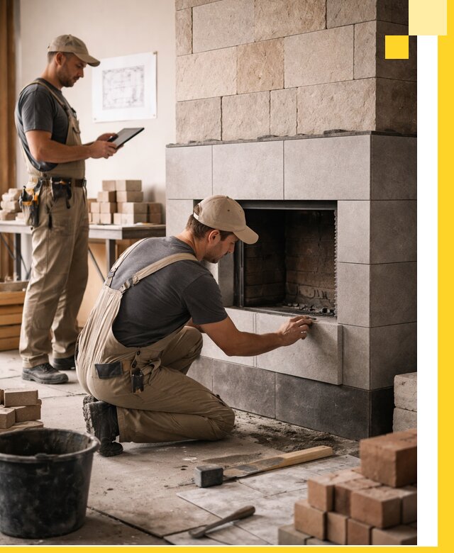 Индивидуальные проекты каминов и каминных систем в Ломоносове