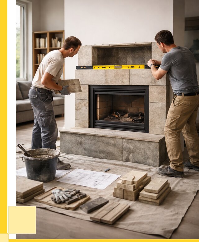 Монтаж каминов и установка в Ломоносове от 46103 р. | ЭриданЛмн