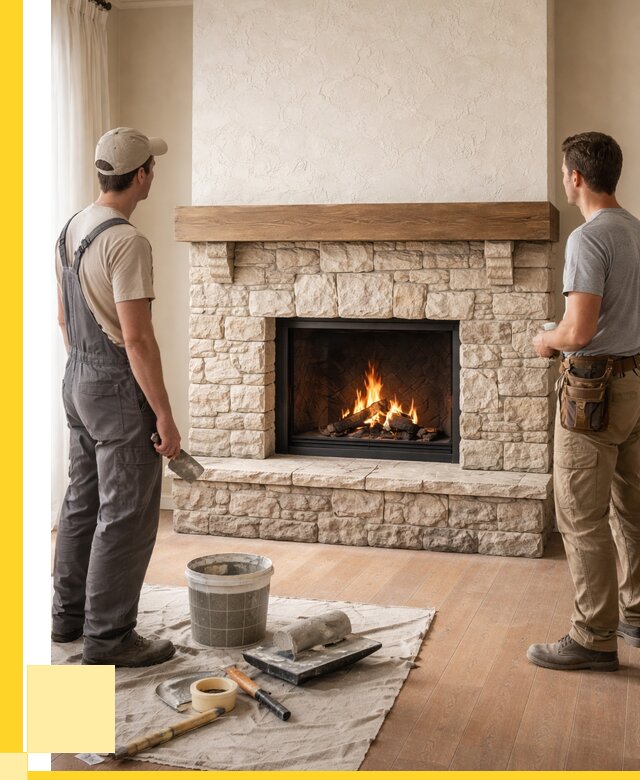 Отделка каминов в Ломоносове от 6659 р. под ключ | ЭриданЛмн