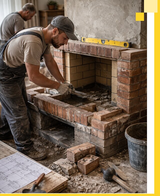 Изготовление и установка каминопечей под ключ в Ломоносове