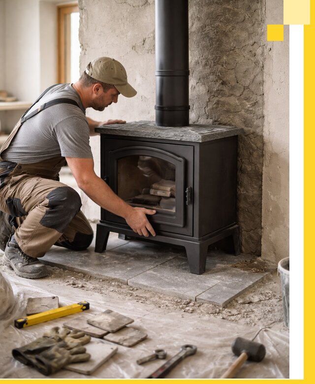 Профессиональный монтаж печей и каминов в Ломоносове под ключ