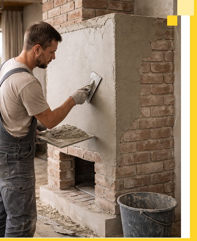 Отделка печей и облицовка каминов в Ломоносове под ключ