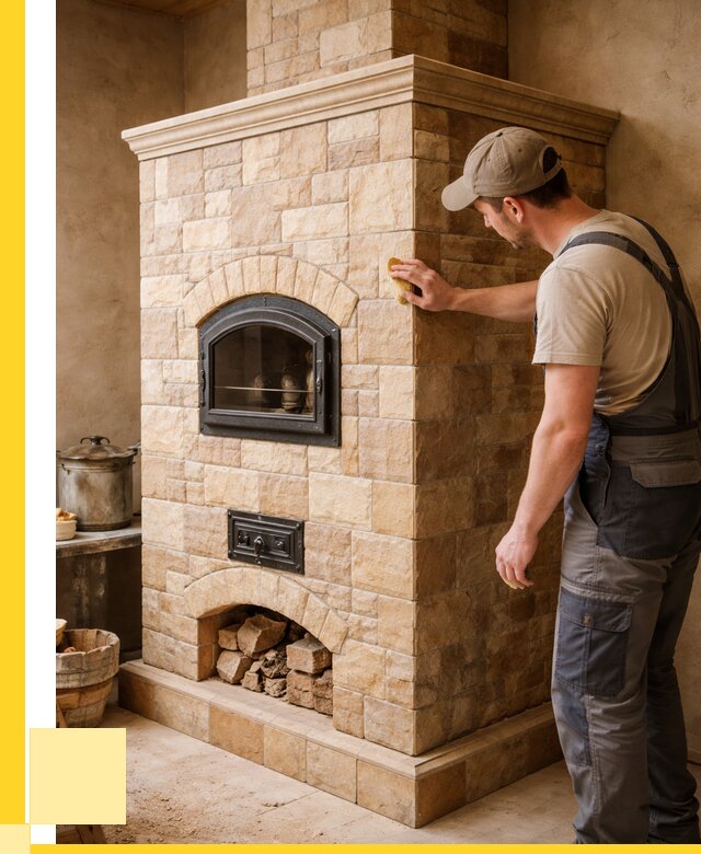 Облицовка печей в Ломоносове от 4610 р. под ключ | ЭриданЛмн