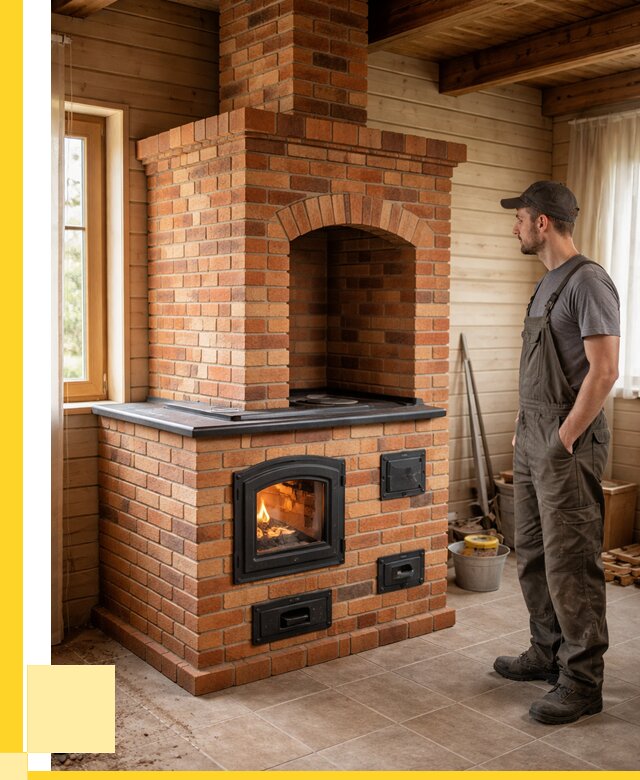 Кирпичные печи в Ломоносове: купить от 153675 р. | ЭриданЛмн