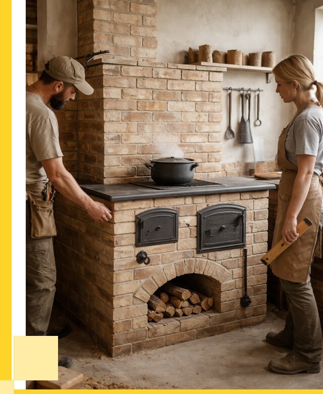 Варочно отопительные печи в Ломоносове от 92205 р. | ЭриданЛмн