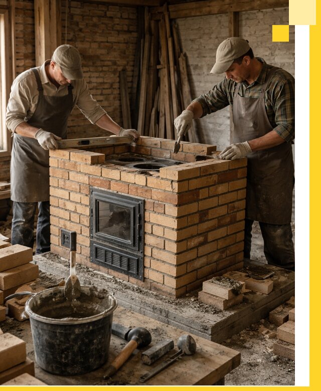 Изготовление и установка варочных печей под ключ в Ломоносове