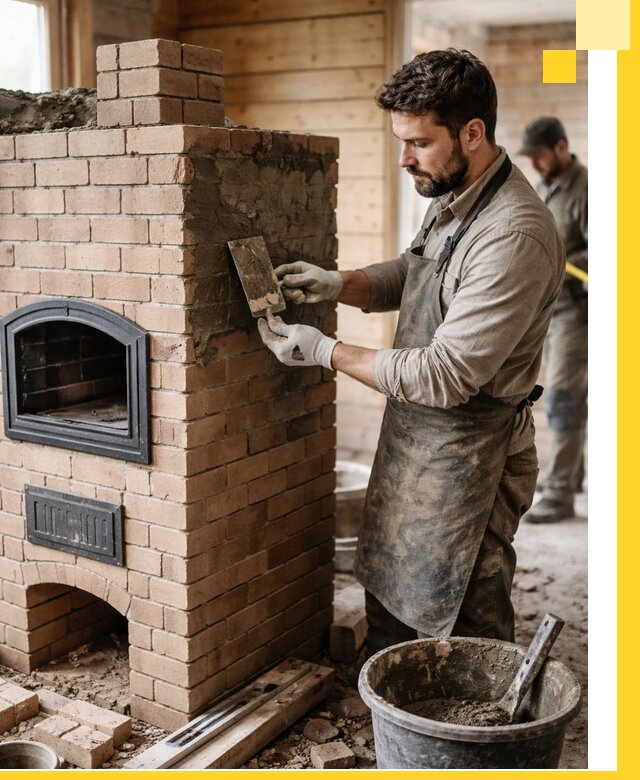 Изготовление и установка печей-шведок под ключ в Ломоносове