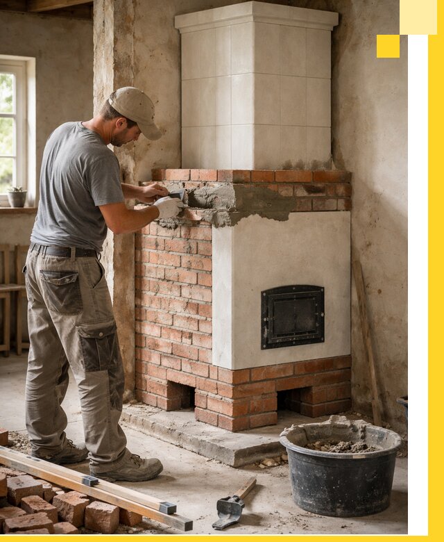 Изготовление и установка печей-голландок под ключ в Ломоносове