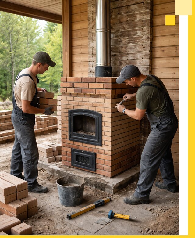 Производство и установка дачных печей под ключ в Ломоносове