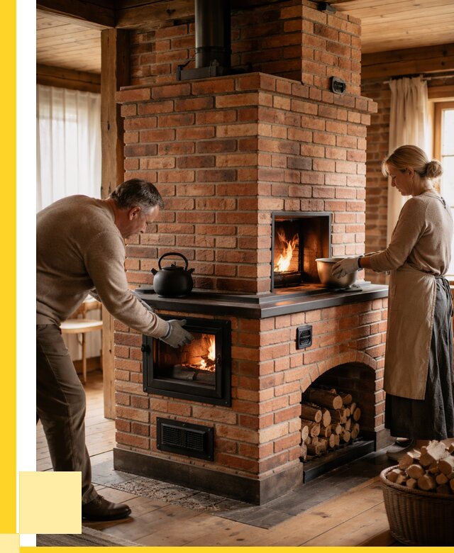 Печи для загородного дома под ключ в Ломоносове от 81960 р. | ЭриданЛмн