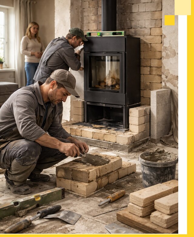 Печи и камины под ключ: проект, установка в Ломоносове