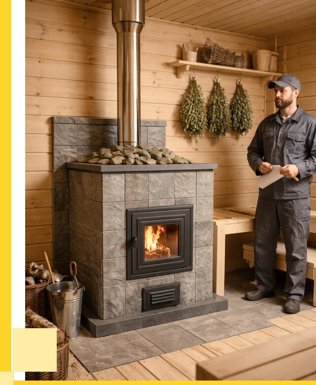 Печи для бани под ключ в Ломоносове от 122940 р. | ЭриданЛмн