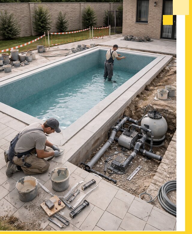 Строительство бассейнов под ключ в Ломоносове: проекты и монтаж