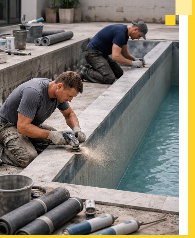 Профессиональный ремонт бассейнов под ключ в Ломоносове