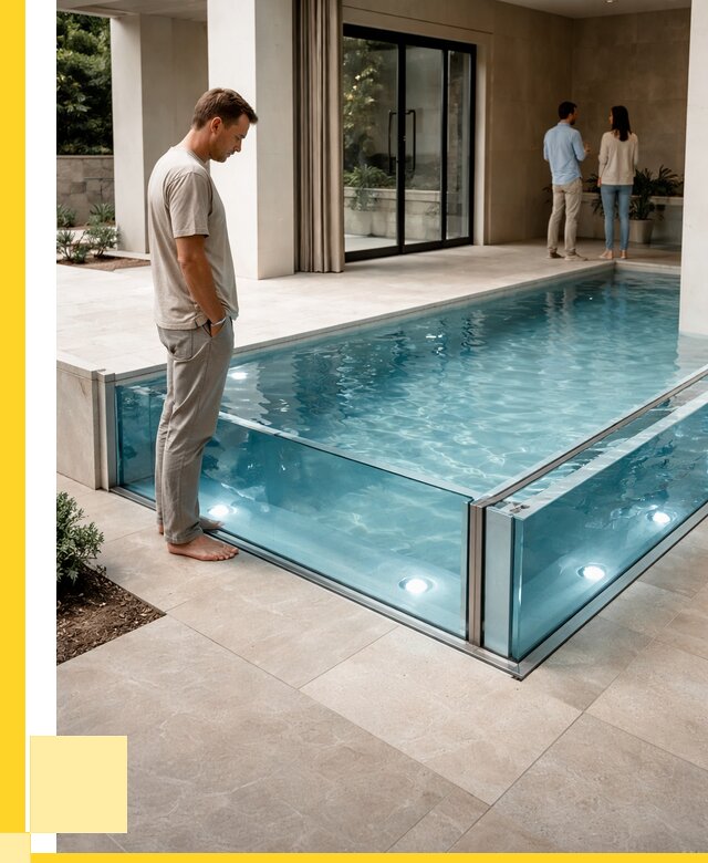 Стеклянные бассейны в Ломоносове от 1229400 р. | ЭриданЛмн — мозаика