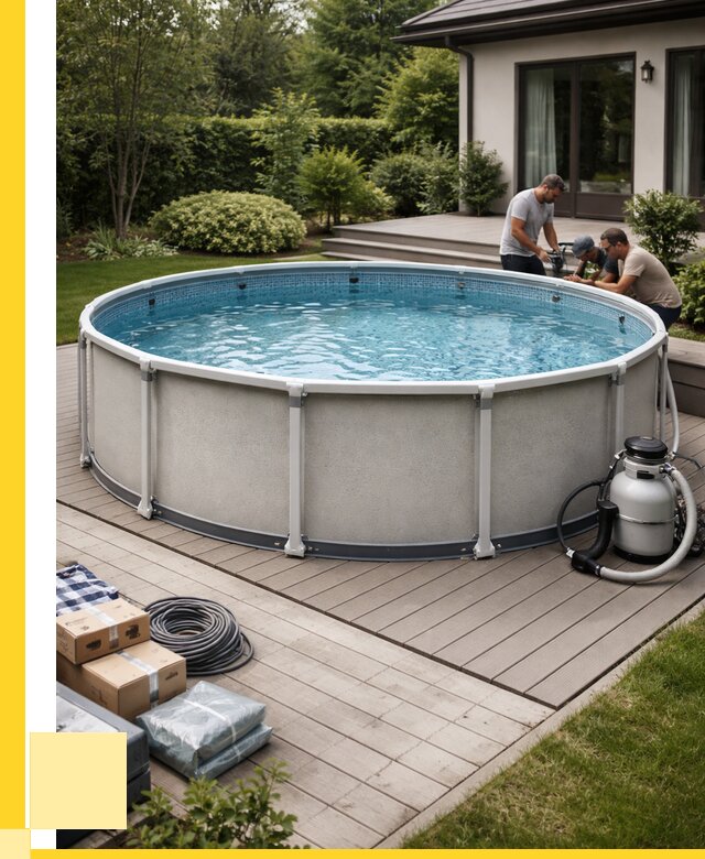 Купить каркасные бассейны в Ломоносове от 46103 р. | ЭриданЛмн