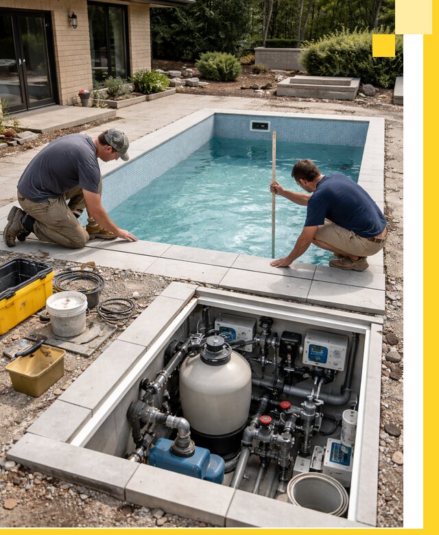 Строительство качественных домашних бассейнов под ключ в Ломоносове