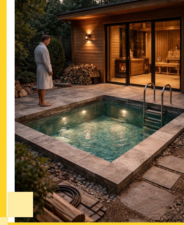 Бани с бассейном под ключ в Ломоносове от 97328 р. | ЭриданЛмн