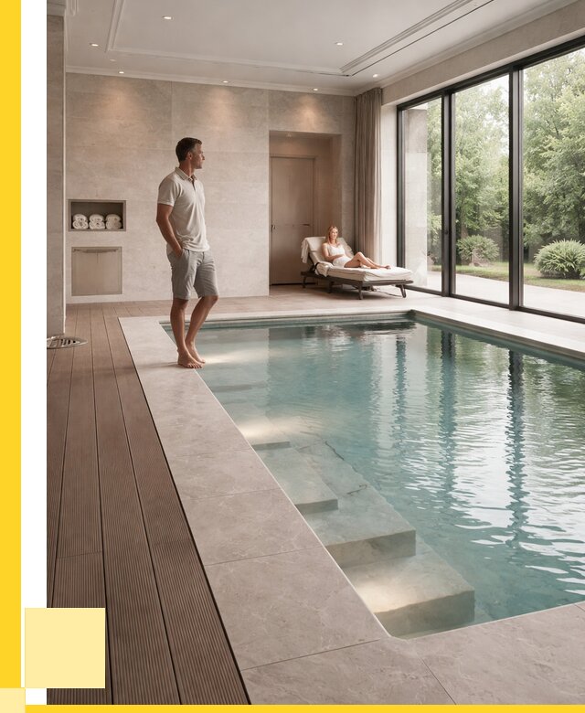 Бассейны в коттедже под ключ в Ломоносове от 1229400 р. | ЭриданЛмн