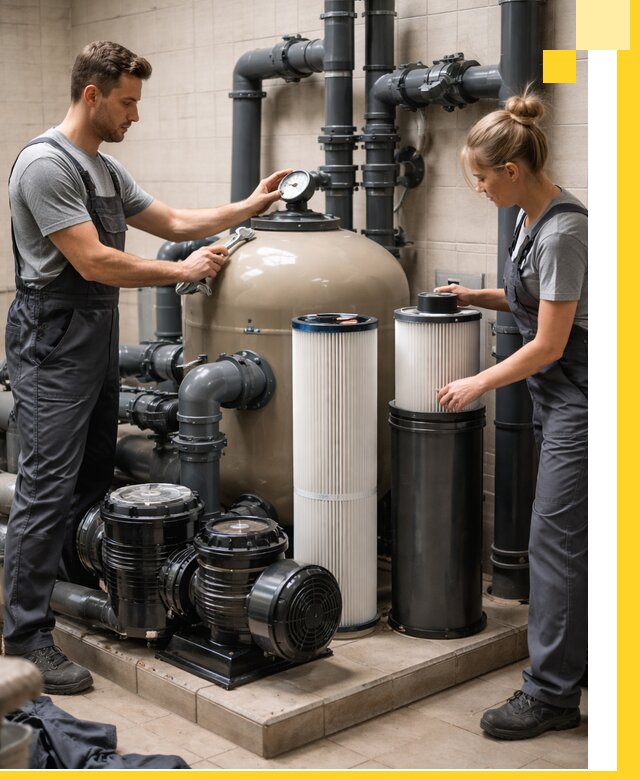 Фильтры и системы фильтрации для бассейнов в Ломоносове