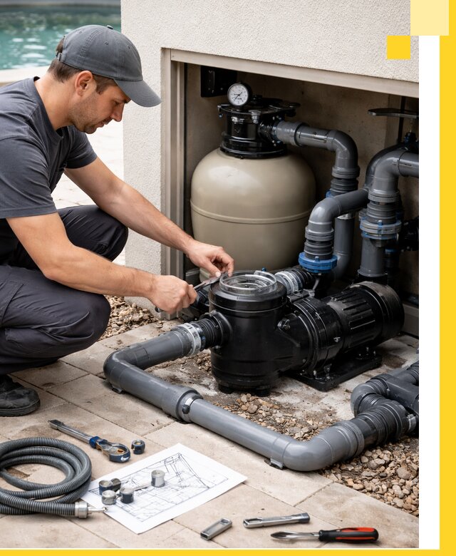 Поставка, монтаж и сервис насосов для бассейнов в Ломоносове