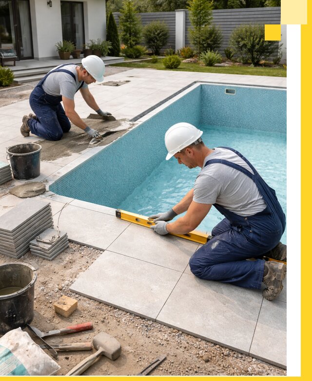 Строительство и монтаж плавательных бассейнов под ключ в Ломоносове