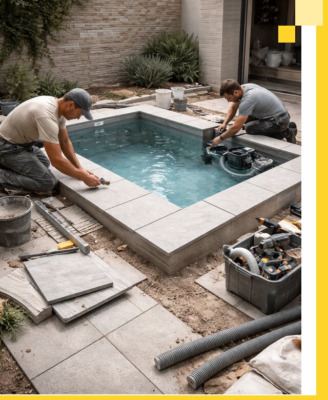 Мини бассейны под ключ в Ломоносове, дизайн и установка