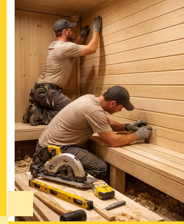 Обшивка саун вагонкой в Ломоносове от 2561 р. | ЭриданЛмн