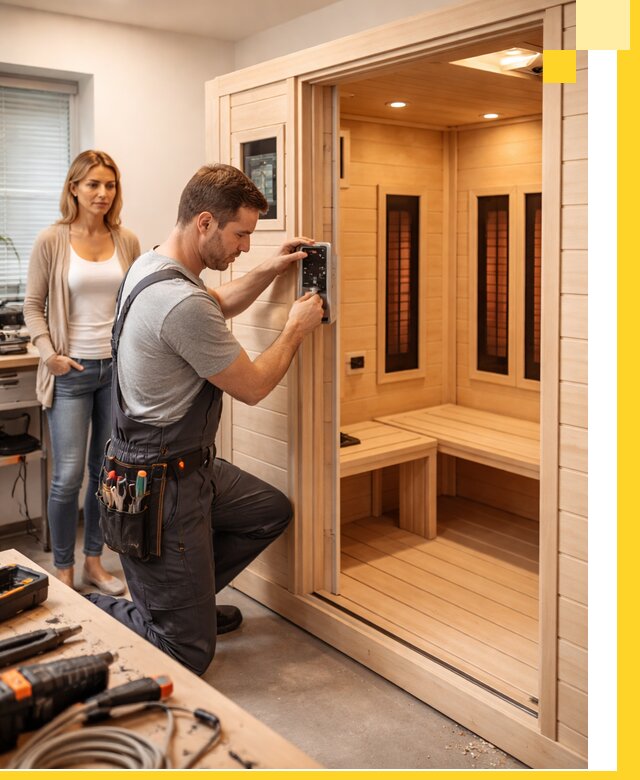 Инфракрасные сауны под ключ в Ломоносове продажа и установка