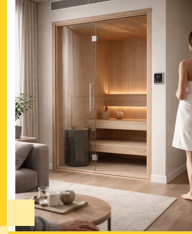 Сауна в квартире под ключ в Ломоносове от 122940 р. ЭриданЛмн