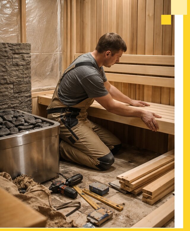 Сауны для дома под ключ с проектированием и монтажом в Ломоносове