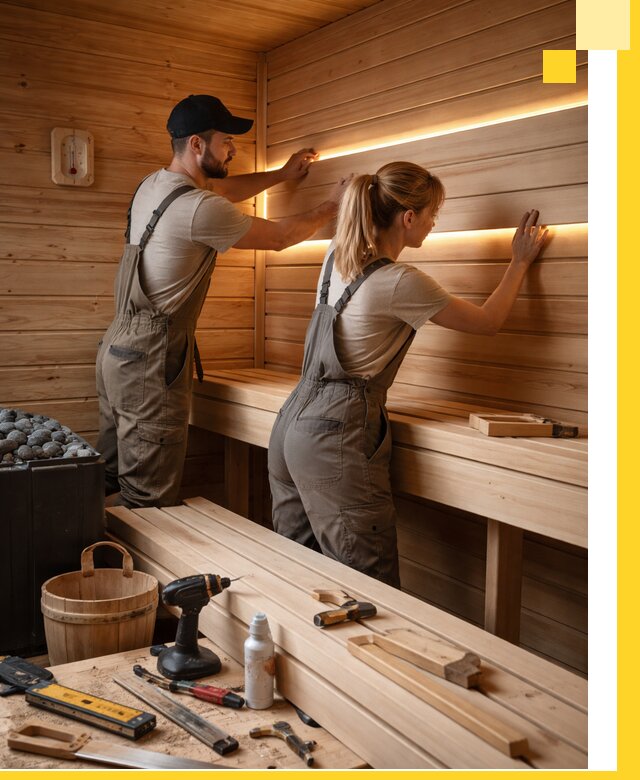 Дизайн саун и бань под ключ с индивидуальным проектом в Ломоносове