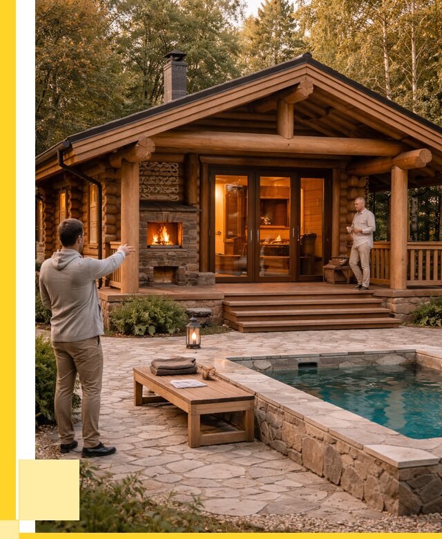 Проекты бань и хамам в Ломоносове от 25613 р. | ЭриданЛмн