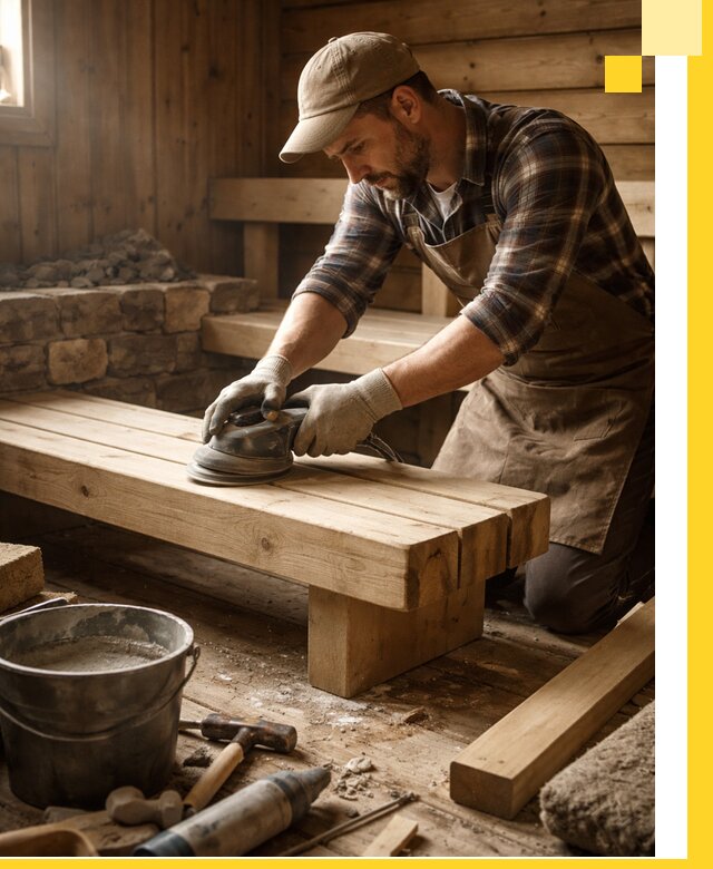 Ремонт бань под ключ в Ломоносове с гарантией качества и сроков