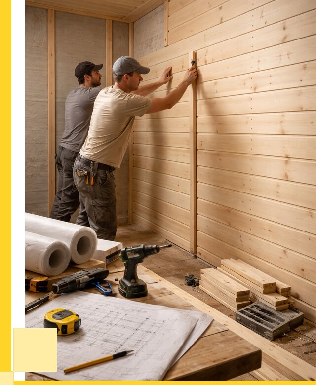 Обшивка бани вагонкой в Ломоносове от 1229 р., ЭриданЛмн