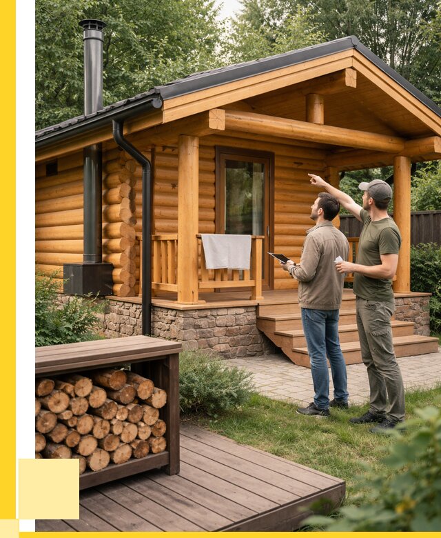 Бани для дачи под ключ в Ломоносове от 256125 р. | ЭриданЛмн