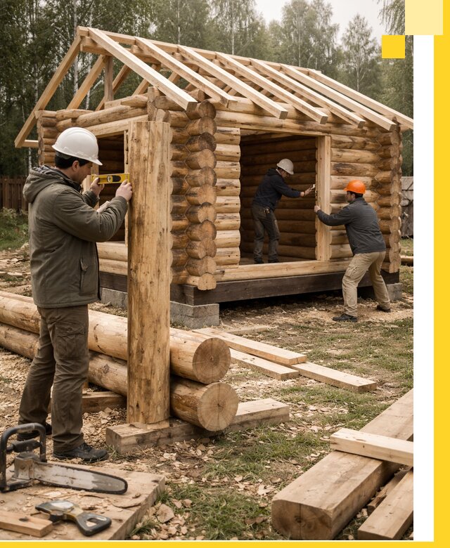 Строительство бань для дачи под ключ в Ломоносове с доставкой и монтажом