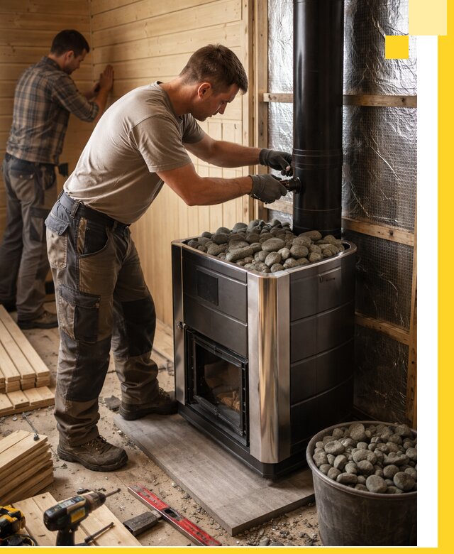 Проектирование и строительство парилок для бани в Ломоносове под ключ