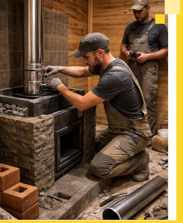 Изготовление и установка банных печей под ключ в Ломоносове