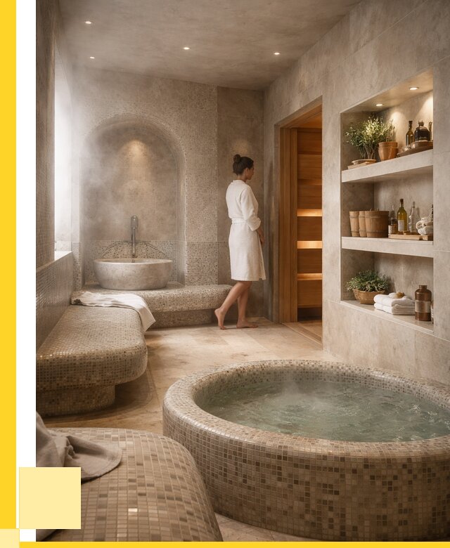 Строительство бани с хамамом в Ломоносове от 768375 р. | ЭриданЛмн