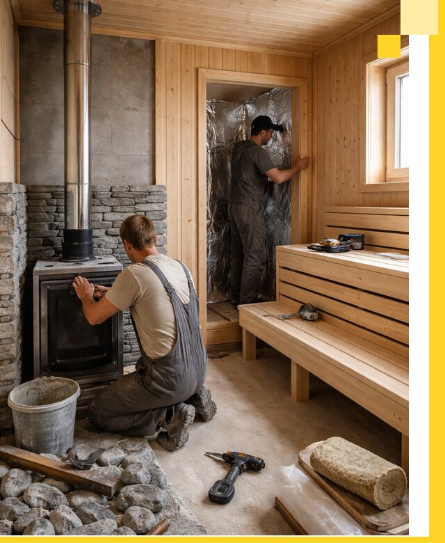 Строительство и изготовление бань под ключ в Ломоносове