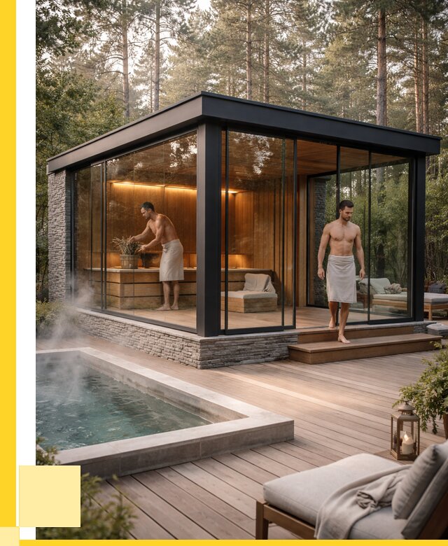 Стеклянные бани и двери в Ломоносове от 461025 р. | ЭриданЛмн