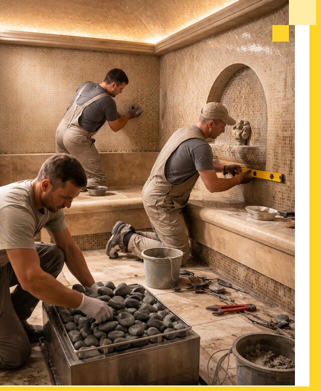 Проектирование и строительство хамама и сауны в Ломоносове