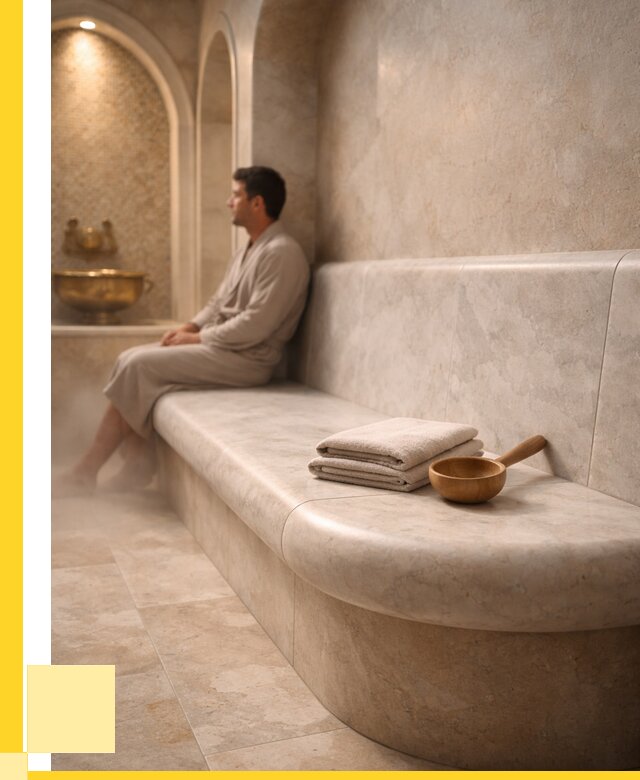 Сиденья для хамама в Ломоносове под ключ от 12294 р. | ЭриданЛмн