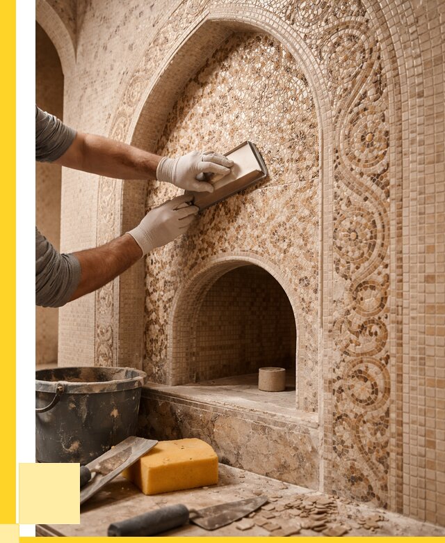 Мозаика для хамама в Ломоносове под ключ от 5123 р. | ЭриданЛмн